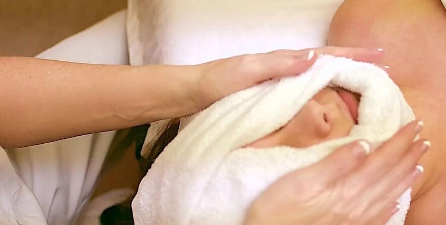 Technologie de massage avec une serviette